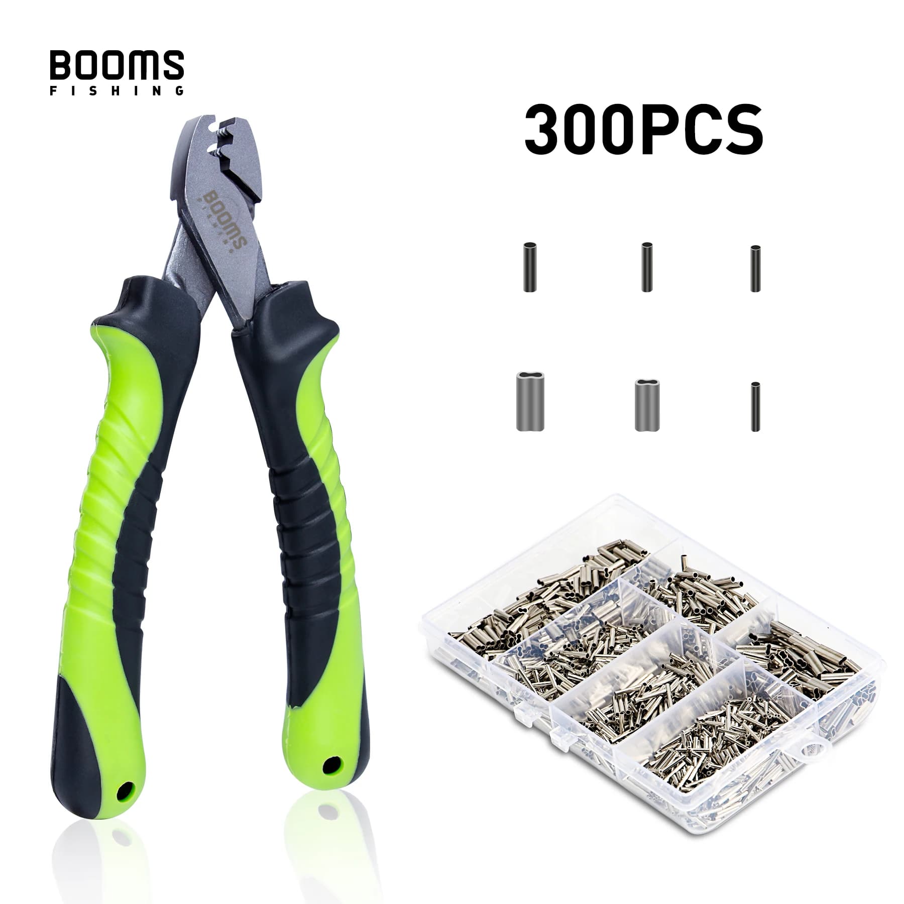 Pince à sertir pêche CP2 avec 300 manchons - Outil professionnel pour sertissage lignes mono/fluorocarbone