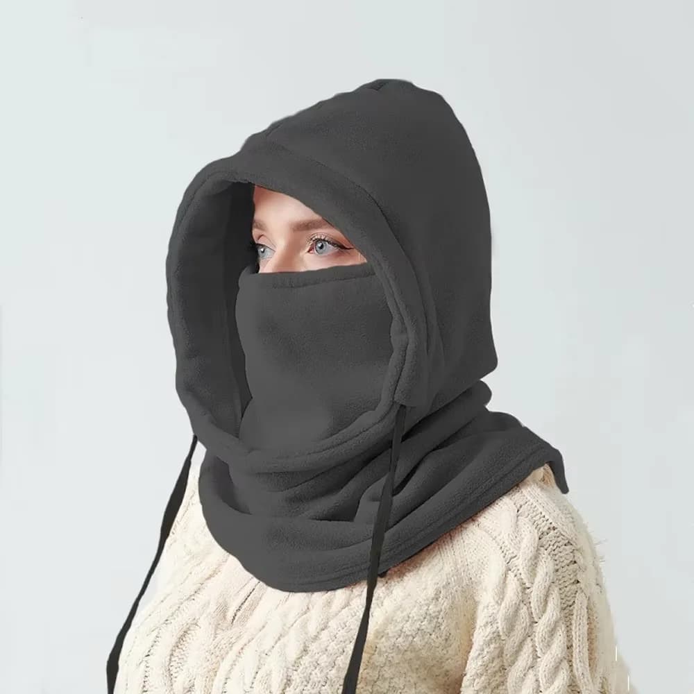 Cagoule hiver pêche ski vélo - Masque facial coupe-vent thermique pour sports d'hiver - Cadeau Noël