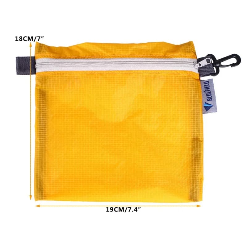 Poche organisatrice étanche nylon crochet - Sac de rangement portable camping randonnée voyage