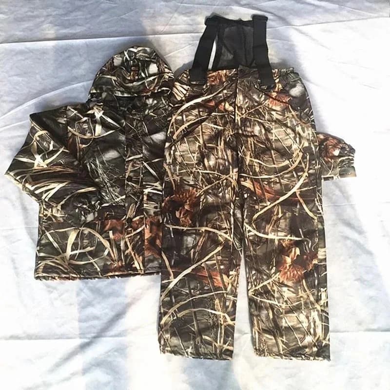 Combinaison camouflage bionique résistante imperméable pêche chasse - tenue tactique roseau sniper