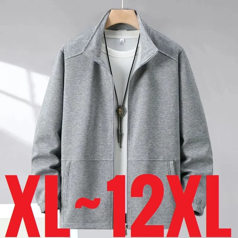 Veste de pêche grande taille 10XL-12XL pour homme - Veste ample de travail extérieure printemps