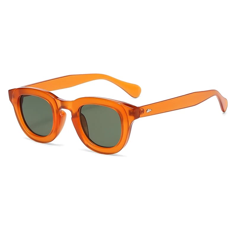 Lunettes de pêche femmes 2024 - Cadre ovale épais visage fin - Multi-couleurs UV400