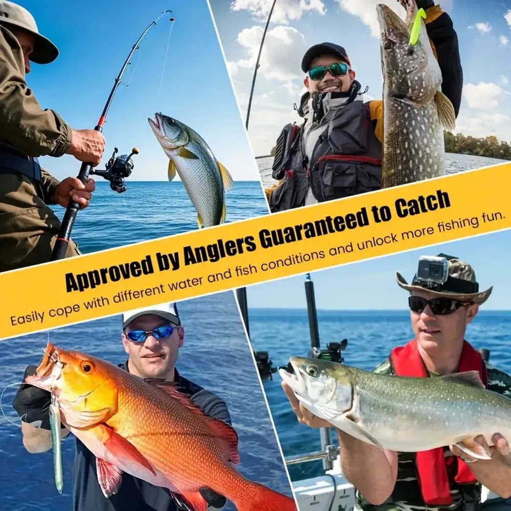 Montage de pêche double hameçon appât vivant anti-emmêlement avec perles lumineuses - acier inoxydable