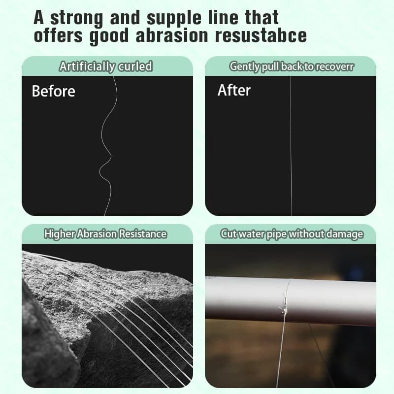 Ligne de pêche ZUKIBO 200M Nylon Japon invisible fluorocarbone pour pêche coulissante et discrète