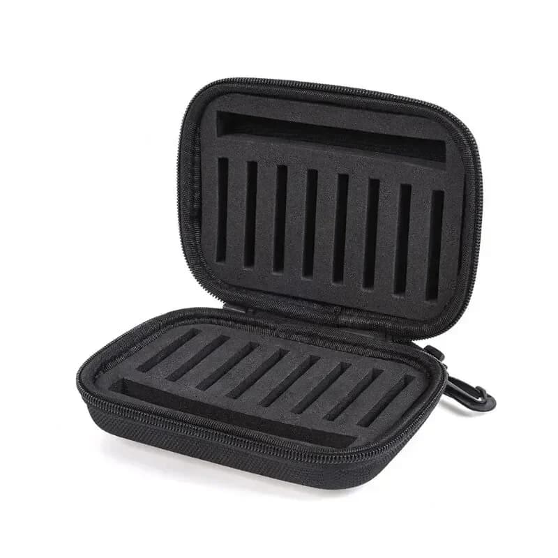 Boîte de rangement EVA professionnelle 16 compartiments pour leurres spinner cuillère pêche mouche portable