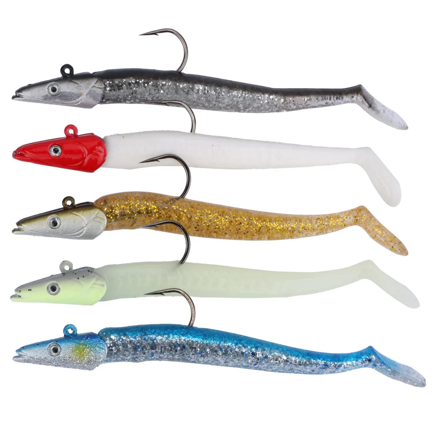 Leurres souples Goture 11cm 22g avec tête plombée - Wobbleurs pour eau douce et mer