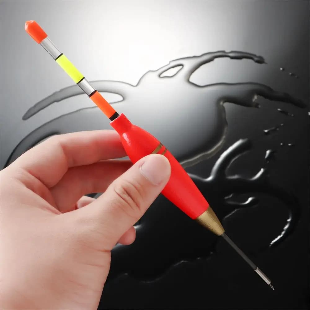 Flotteurs lumineux verticaux EVA 6g à 30g - flotteurs longs luminescents pour pêche nocturne éclairage
