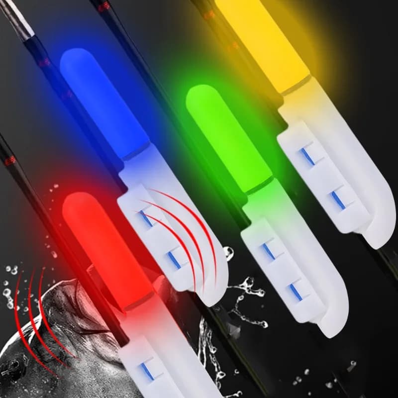 Bâton lumineux LED amovible pour canne à pêche - Flotteur étanche avec pile CR425