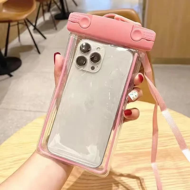 Pochette téléphone étanche universelle lanière bandoulière tactile natation plongée protection smartphone