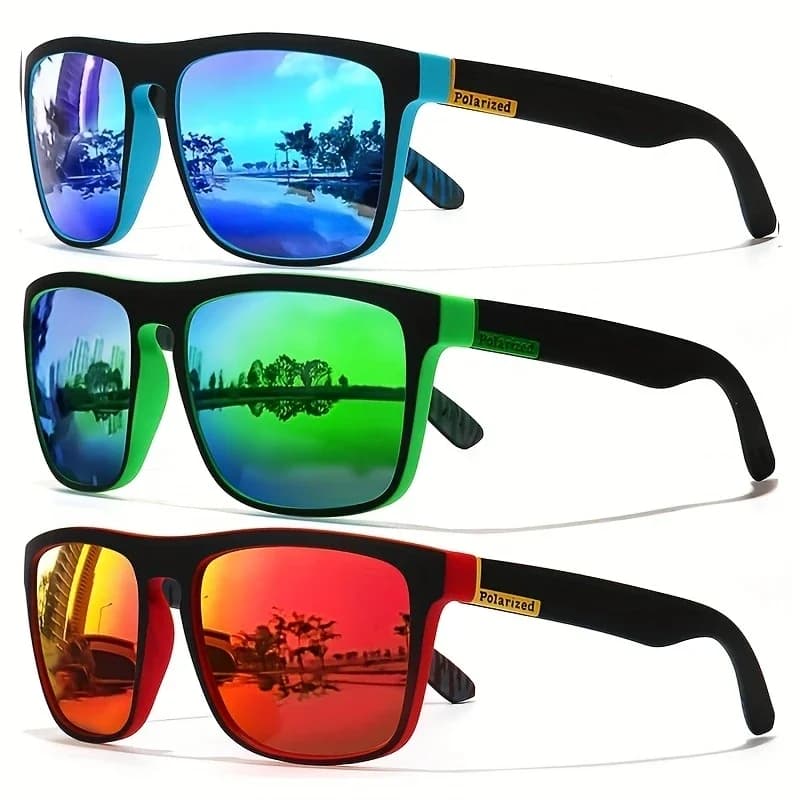 Lunettes de soleil vintage polarisées pêche homme femme - UV400 luxe marque designer conduite