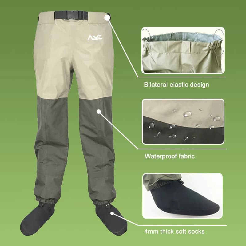 Waders de pêche respirants et imperméables, combinaison cuissarde pour la pêche à la mouche et la chasse
