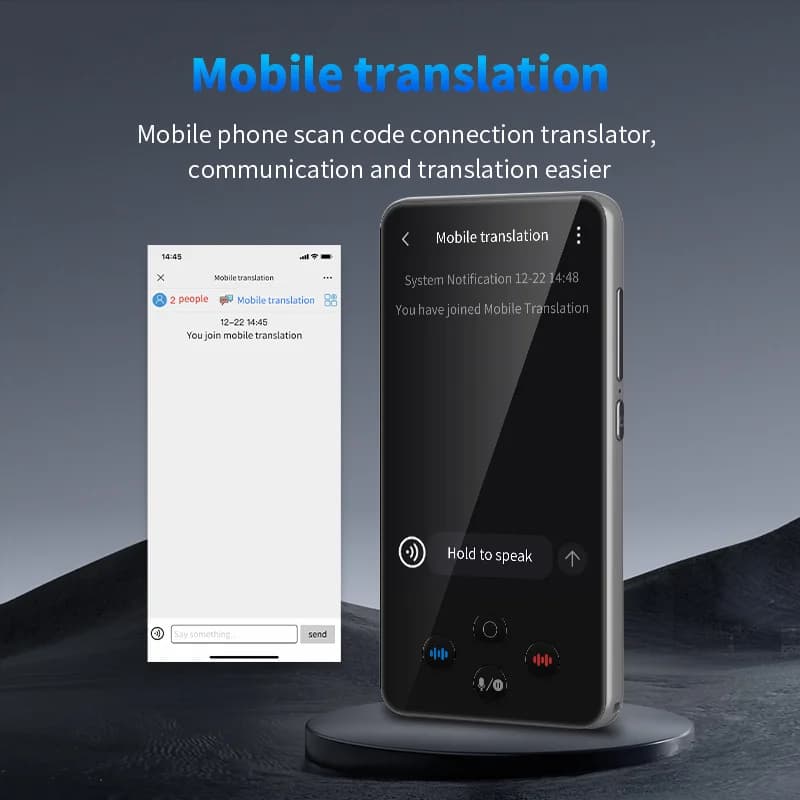 Traducteur vocal instantané 138 langues avec ChatGPT pour la pêche et voyages à l'étranger