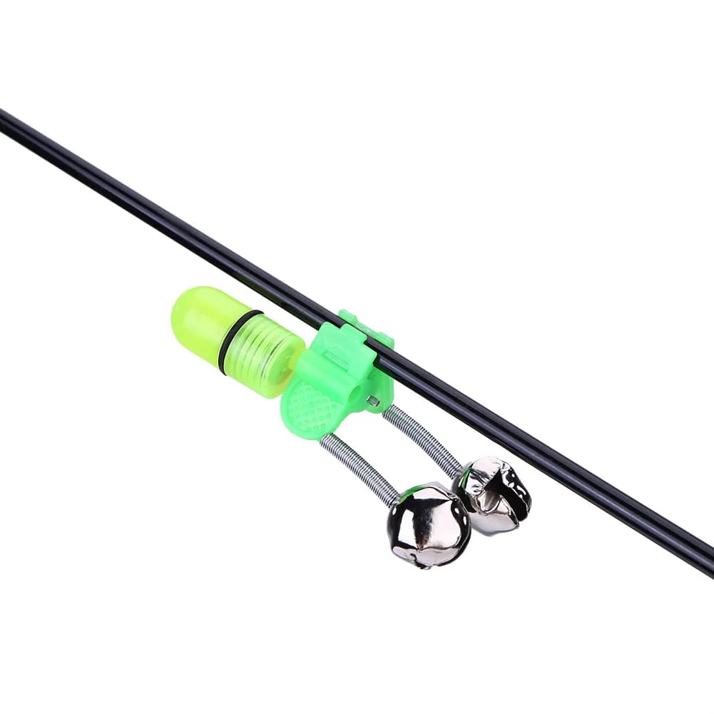 Cloches de pêche lumineuses LED 5-50 pièces pour alarmes de touche nocturnes sur canne