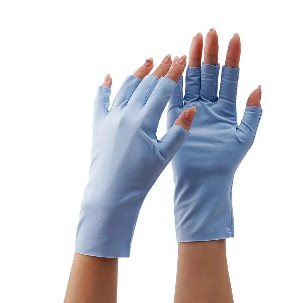 Gants doigts nus protection solaire multicolores femme - Manches UV été écran tactile conduite