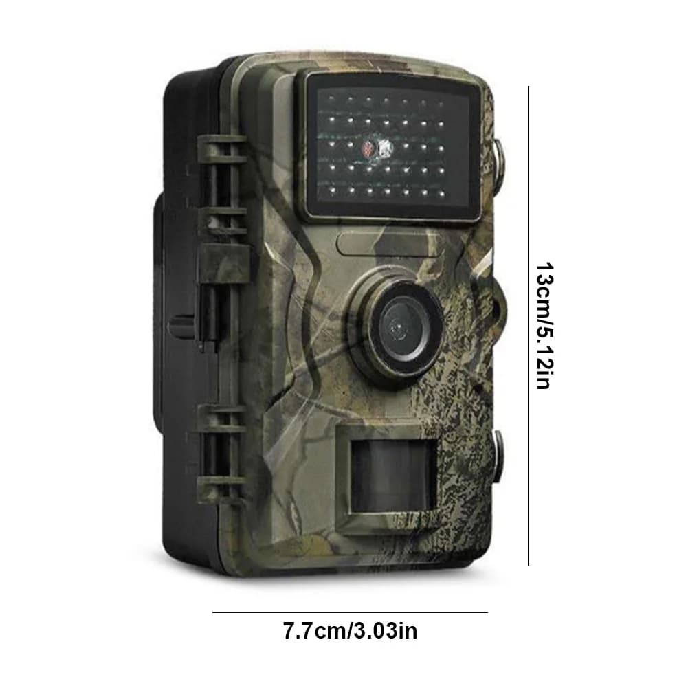Caméra de chasse étanche vision nocturne infrarouge - Détection de mouvement pour traque et sécurité extérieure