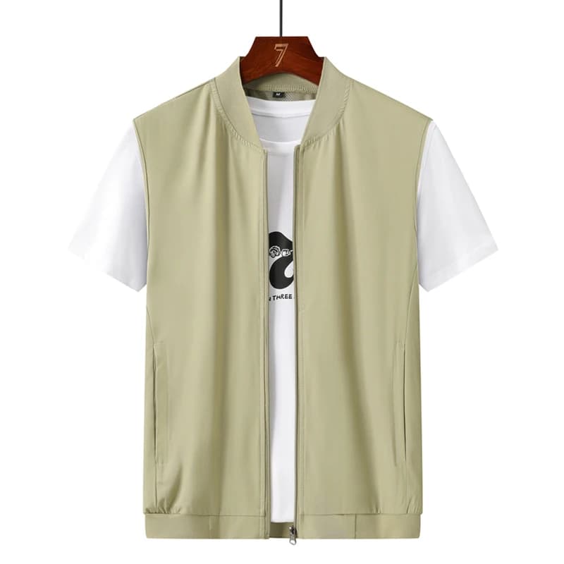 Veste sans manches été ultra-fine homme - Respirante et séchage rapide pour pêche et escalade outdoor