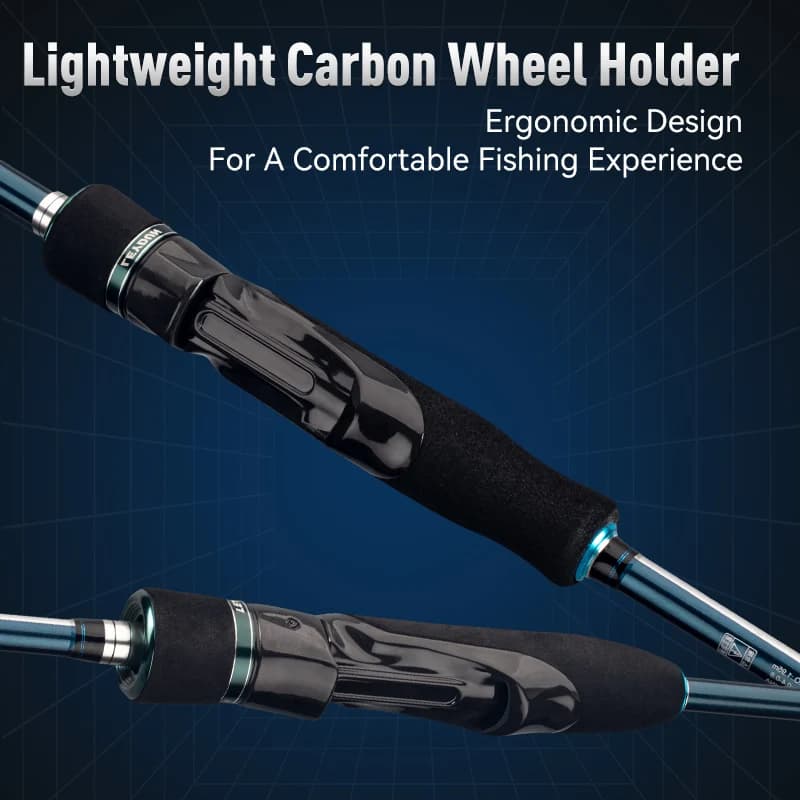 Canne pêche calmar LEYDUN SHARKRY boat tip run rod ML pointe solide, siège moulinet FUJI, spinning ultra-léger carbone