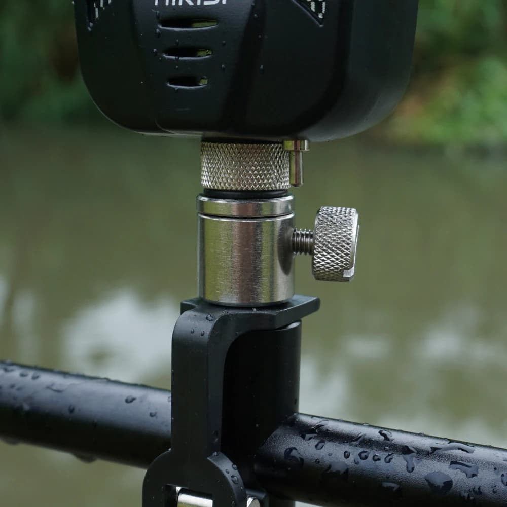 Connecteur rapide Hirisi AQ204 pour supports pêche - Accessoire alarmes et buzzer bars