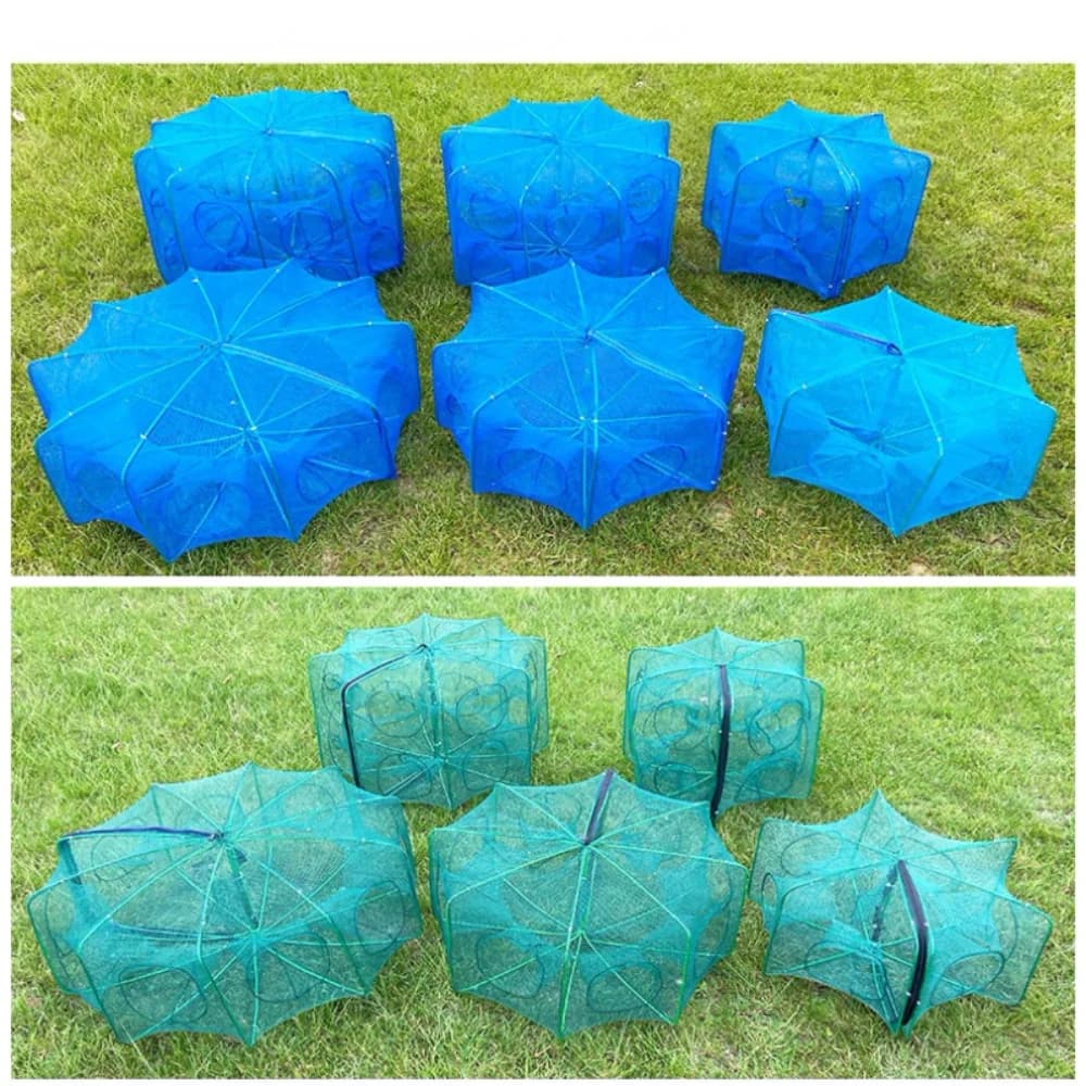 Piège pliable pour crabes écrevisses et anguilles filet de pêche casting résistant