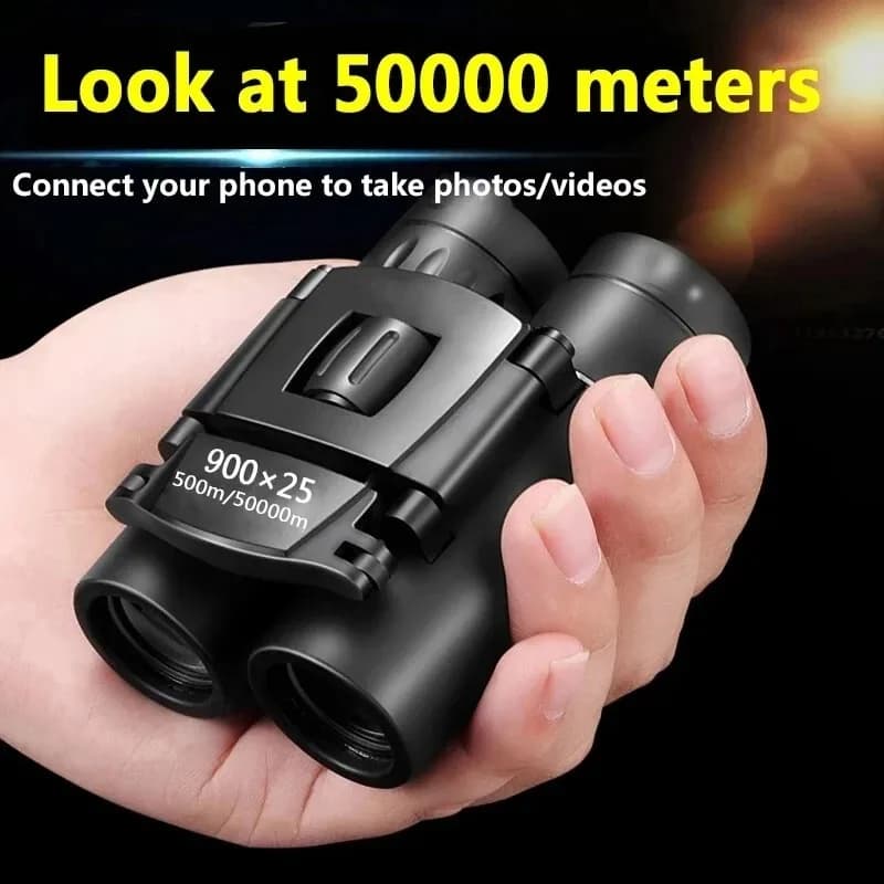 Jumelles puissantes 900x25 BAK4 pour pêche - Vision longue portée par faible luminosité