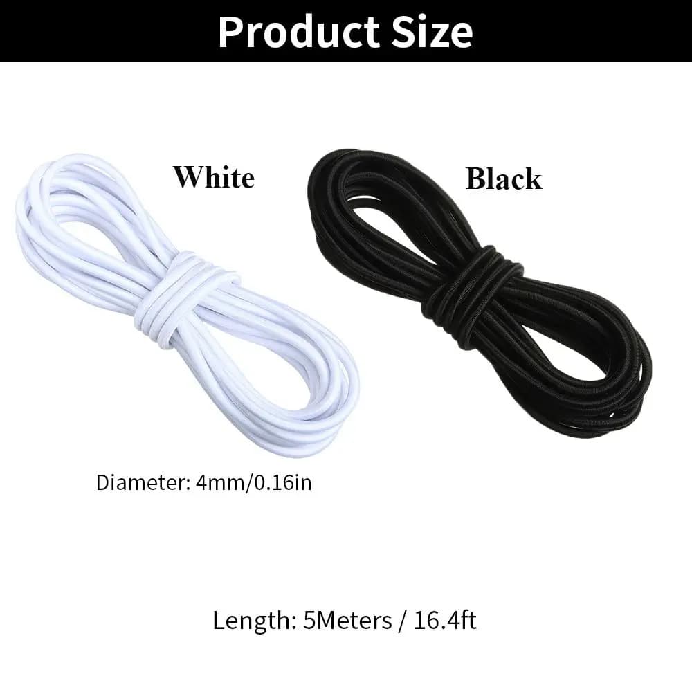 Kit réparation planche surf et SUP : 4 patches PVC, anneaux inox, corde élastique 5m pour deck rigging
