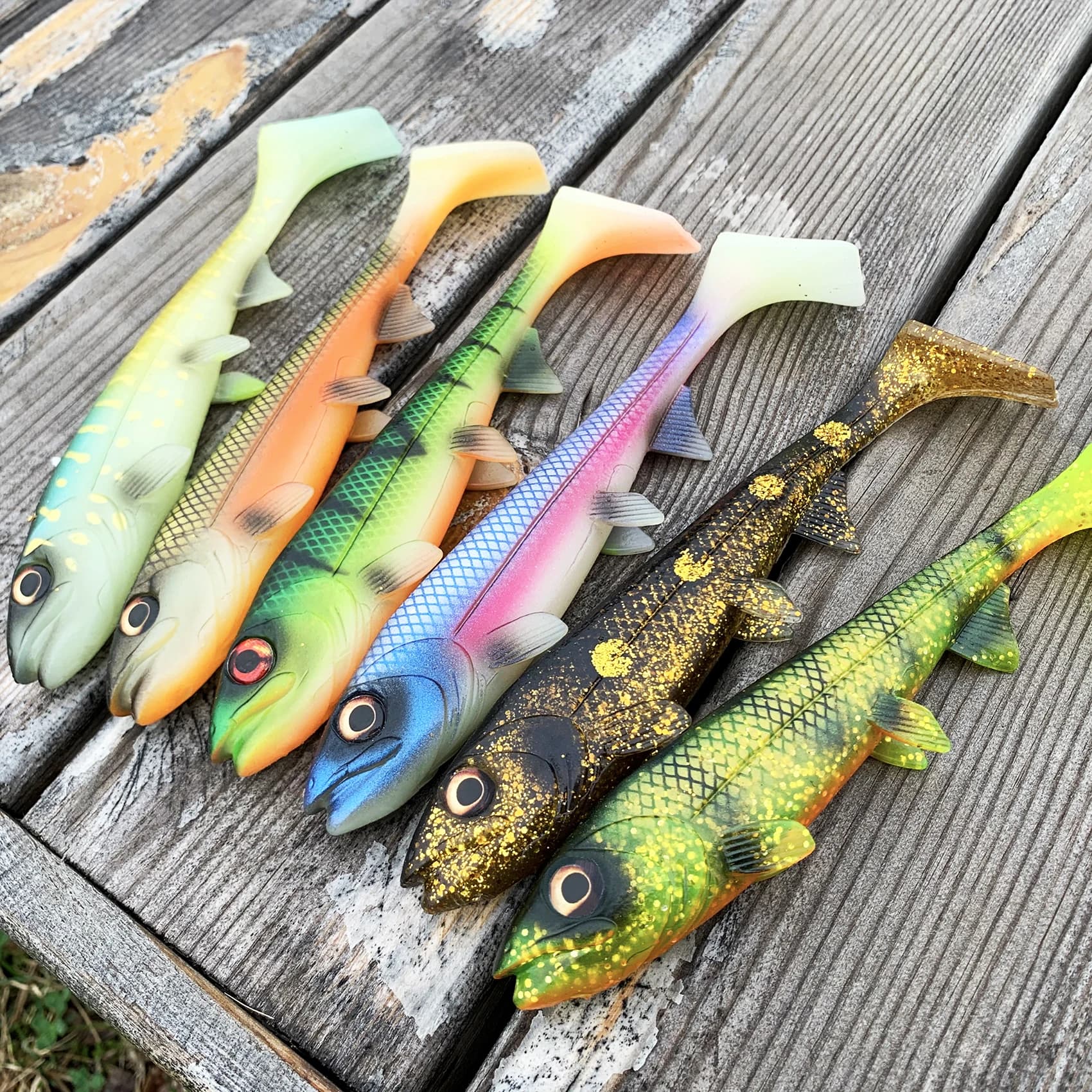 Leurre souple shad pêche en mer 14cm 18cm leurre wobbleur pour gros carnassiers brochet silure
