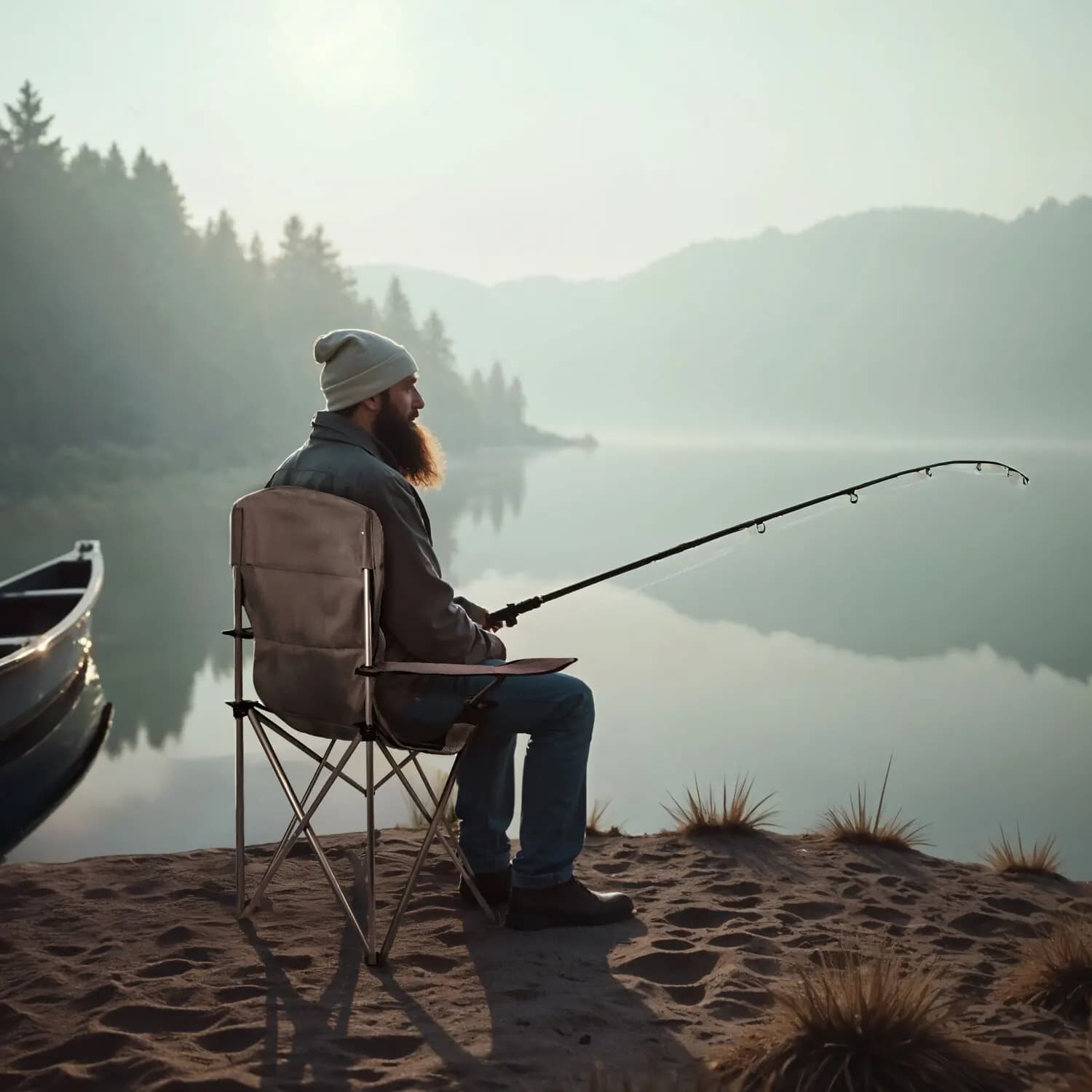 Chaise de pêche pliante DELTA pour randonnée camping plage design compact et portable
