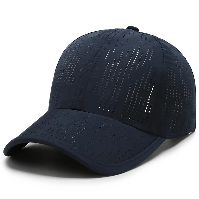 Casquette sport pêche color block - Homme rapide séchage résistance eau camping randonnée