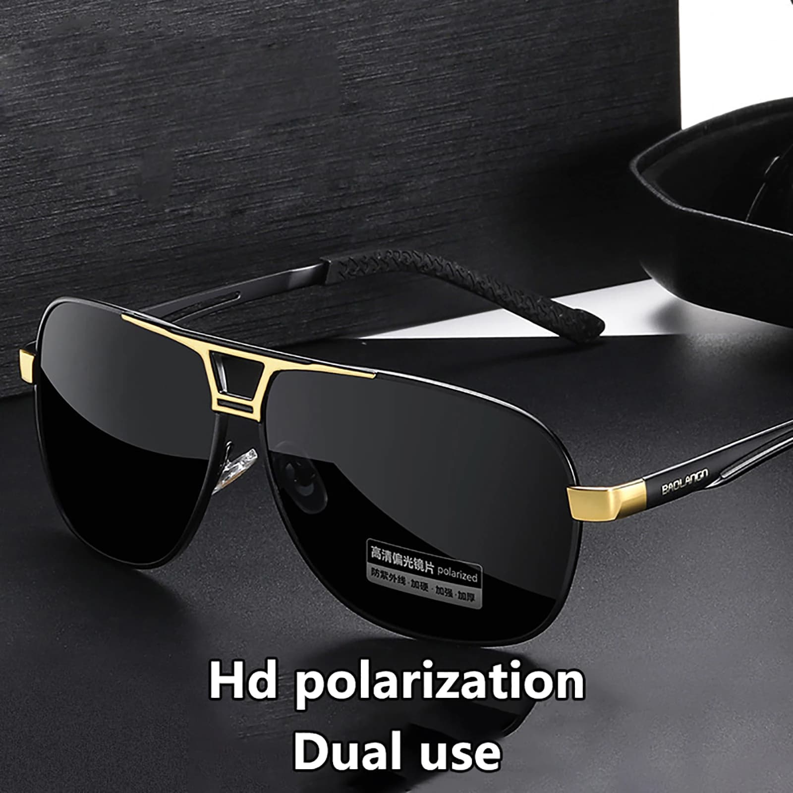 Lunettes de soleil polarisées photochromiques vintage pour homme - Conduite et pêche UV400