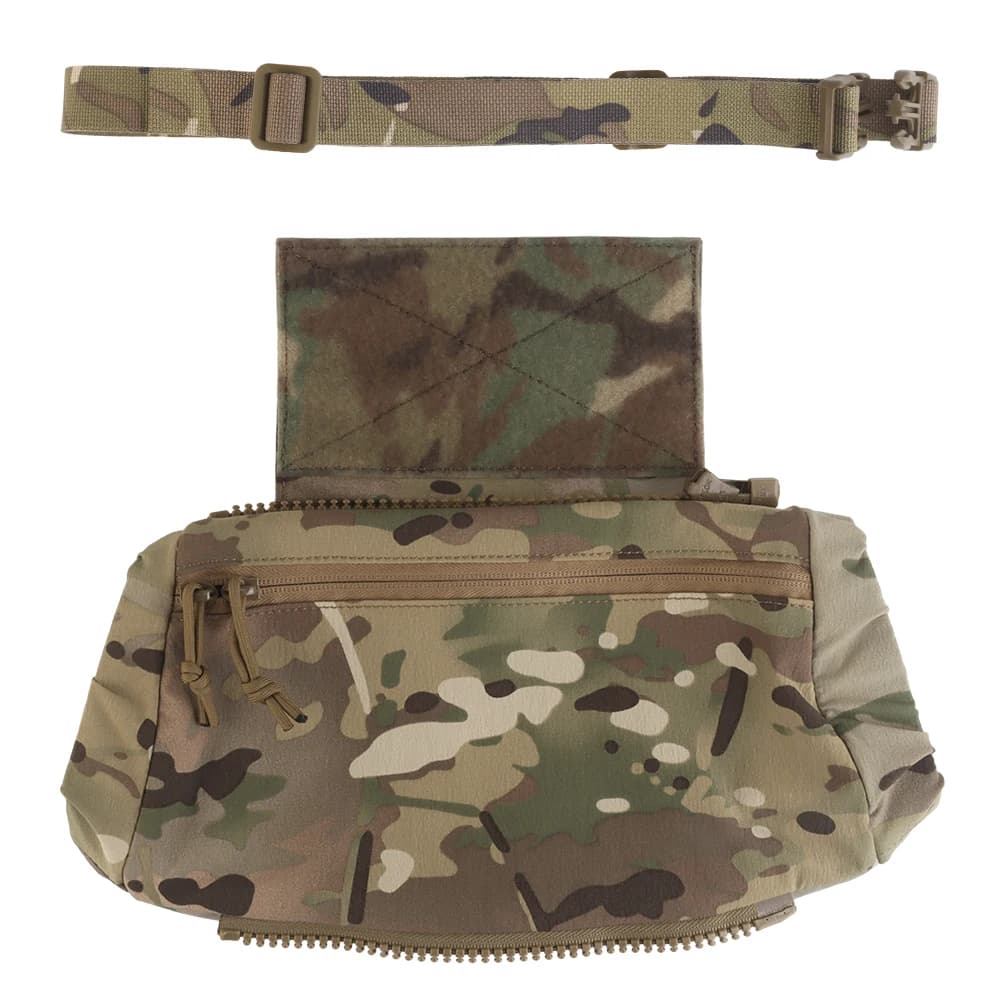Pochette chauffante mains tactique pêche hiver - Sac banane multifonction chasse