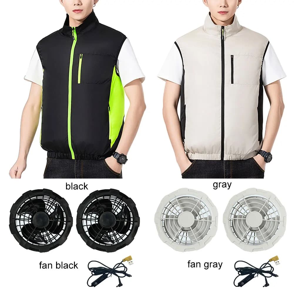 Veste Rafraîchissante Homme Femme pour Travail à Haute Température et Pêche en Été