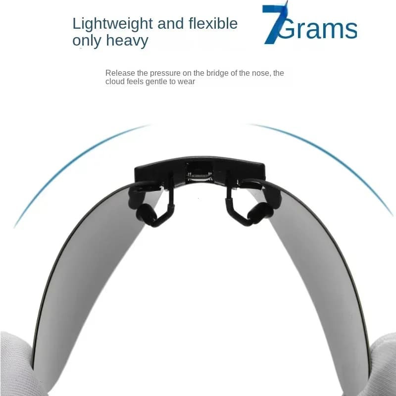 Lunettes clip polarisées carrées pour conduite nocturne - Anti-éblouissement UV400 unisexe