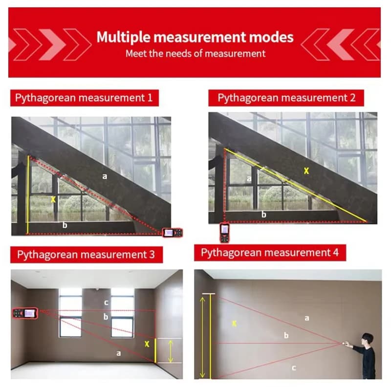 Télémètre laser UNI-T série LM - Mesure digitale fiable pour pêcheurs exigeants et techniques