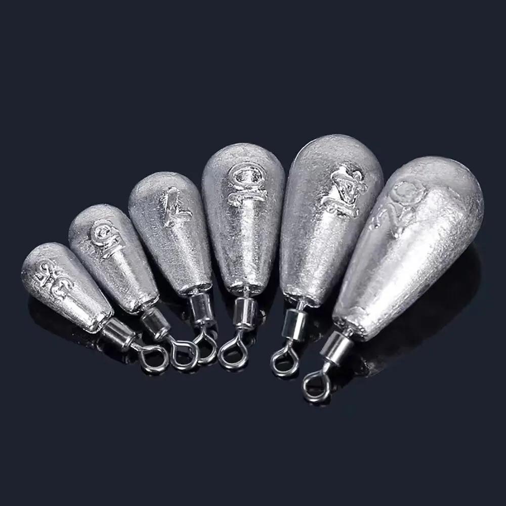 Drop Shot 15PCS/Lot Fishing Weight Sinker 3.5g 5g 7g 10g 14g 20g Tube Bullet Plu