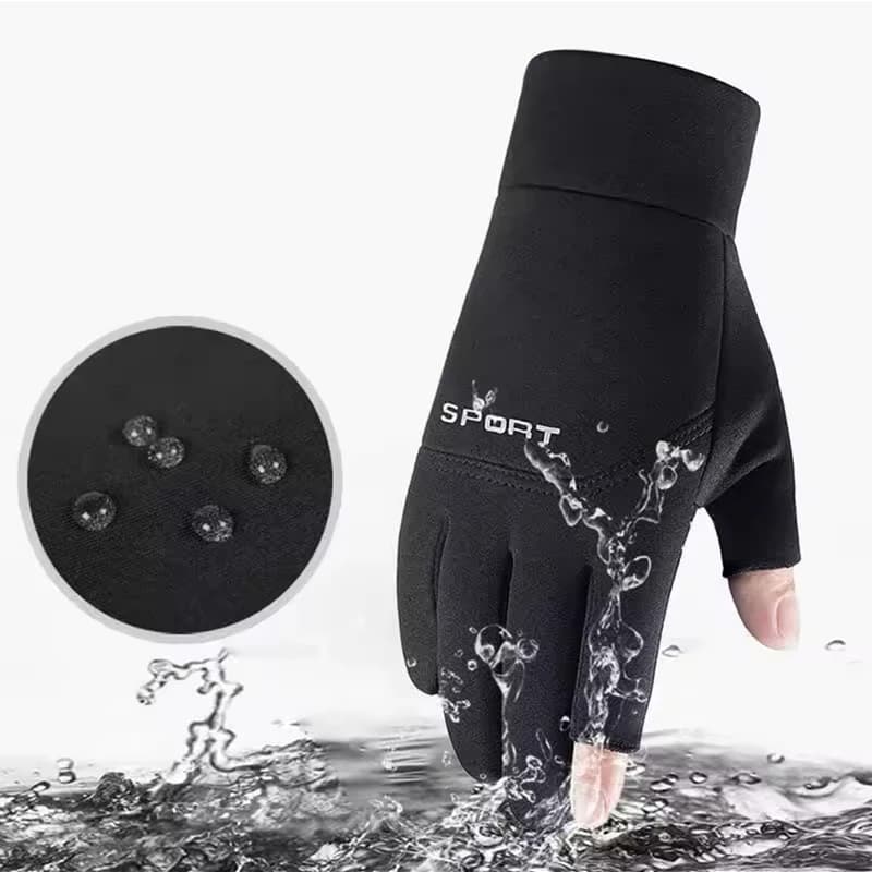 Gants pêche hiver chauffants anti-dérapants écran tactile pour hommes et femmes pêche sportive