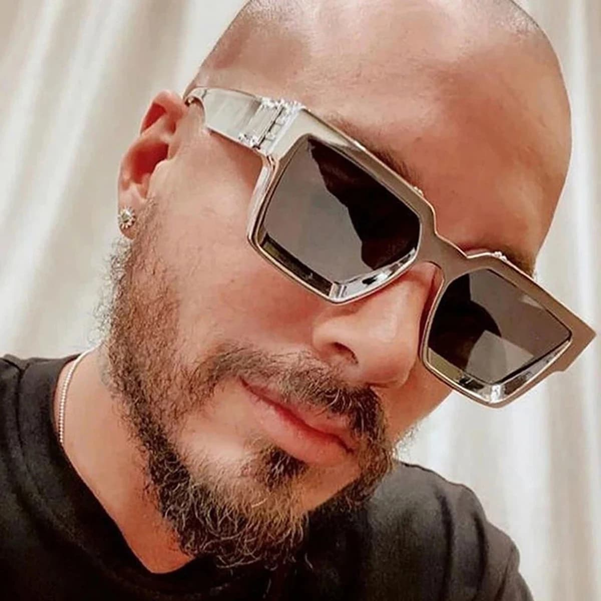 Lunettes Ruiao millionnaire noir luxe 2026 - Monture carrée UV400 pêche et loisirs