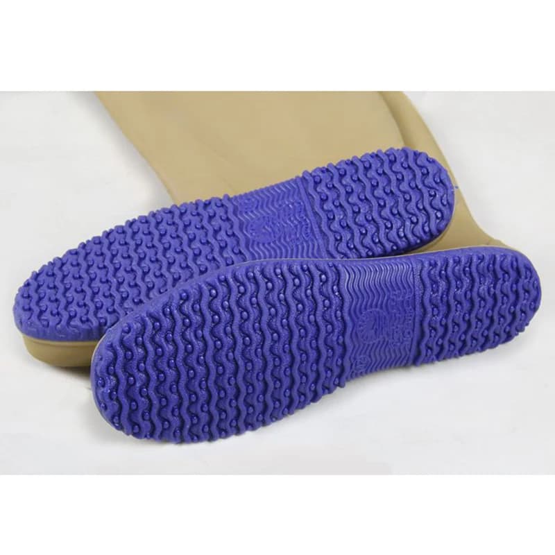 Bottes de pêche homme en caoutchouc légères - Bottes de pluie antidérapantes pour l'hiver et la pêche