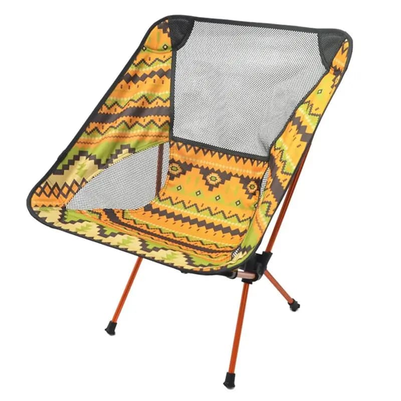 Chaises pliantes outdoor portables avec sac de transport - Capacité 90kg pour pêche et plage