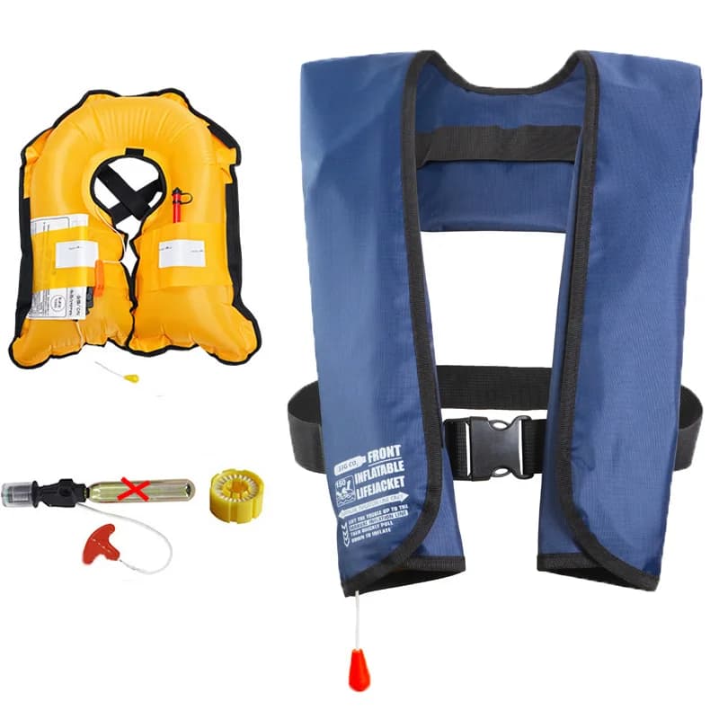 Gilet de sauvetage gonflable manuel automatique 150N PFD pour pêche et sports nautiques