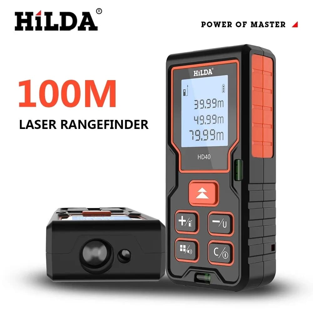 Distanciomètre laser HILDA 40M à 100M - Outil de mesure précis pour pêche et construction