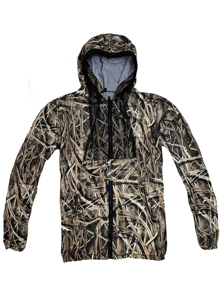 Combinaison chasse printemps automne camouflage roseaux - Tenue pêche anti-moustiques respirante résistante