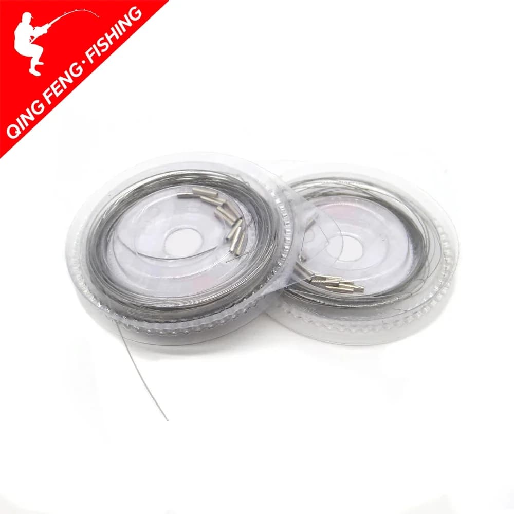 Fil d'acier inoxydable tressé 7 brins 10M pour montages de pêche - Revêtement leader leurre