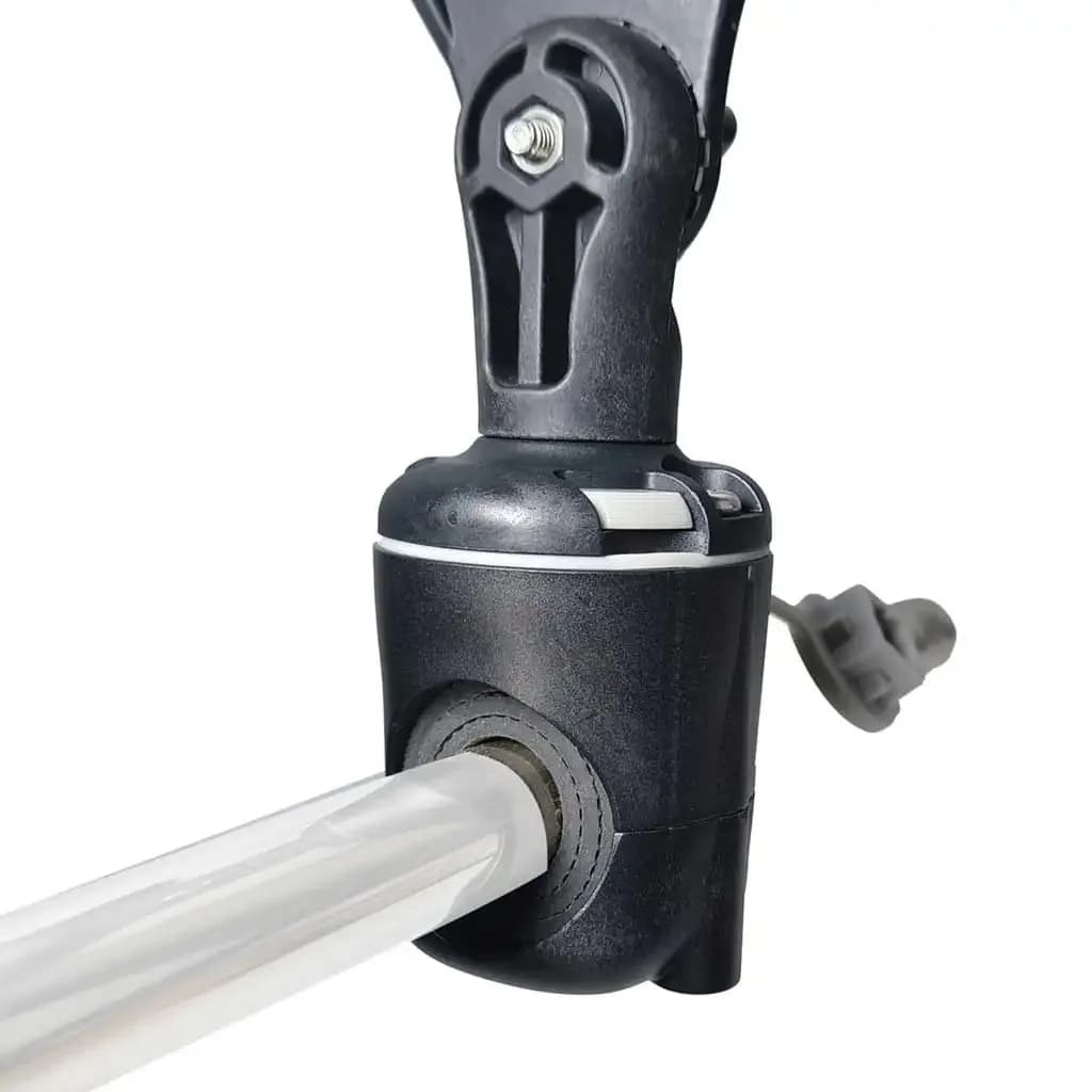 Support de canne à pêche réglable pour kayak et bateau PVC - Fixation sur rail coulissant sécurisée