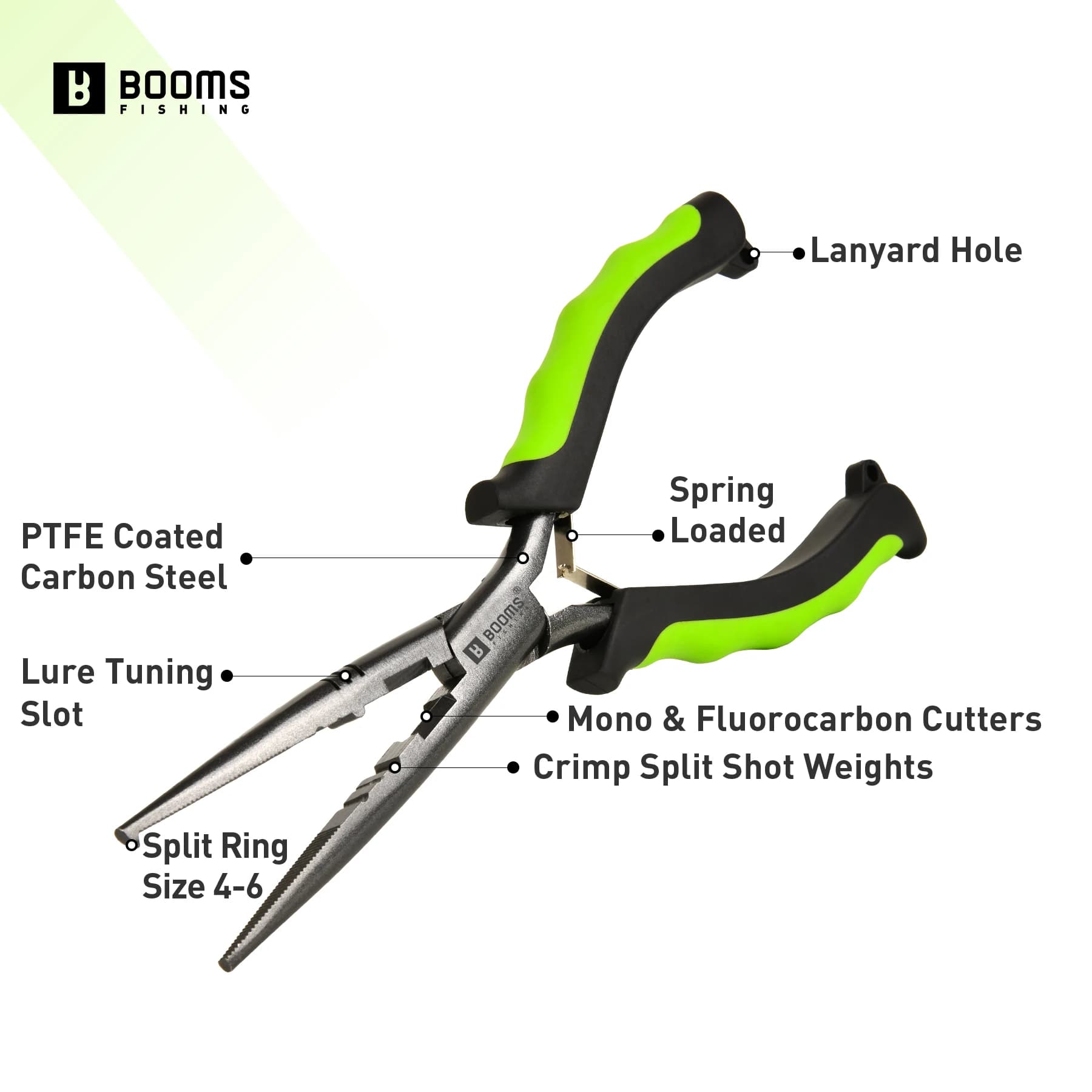 Pinces multifonctions Booms F03 pour pêche - coupe-fils acier inox 23.5cm ciseaux pince longue