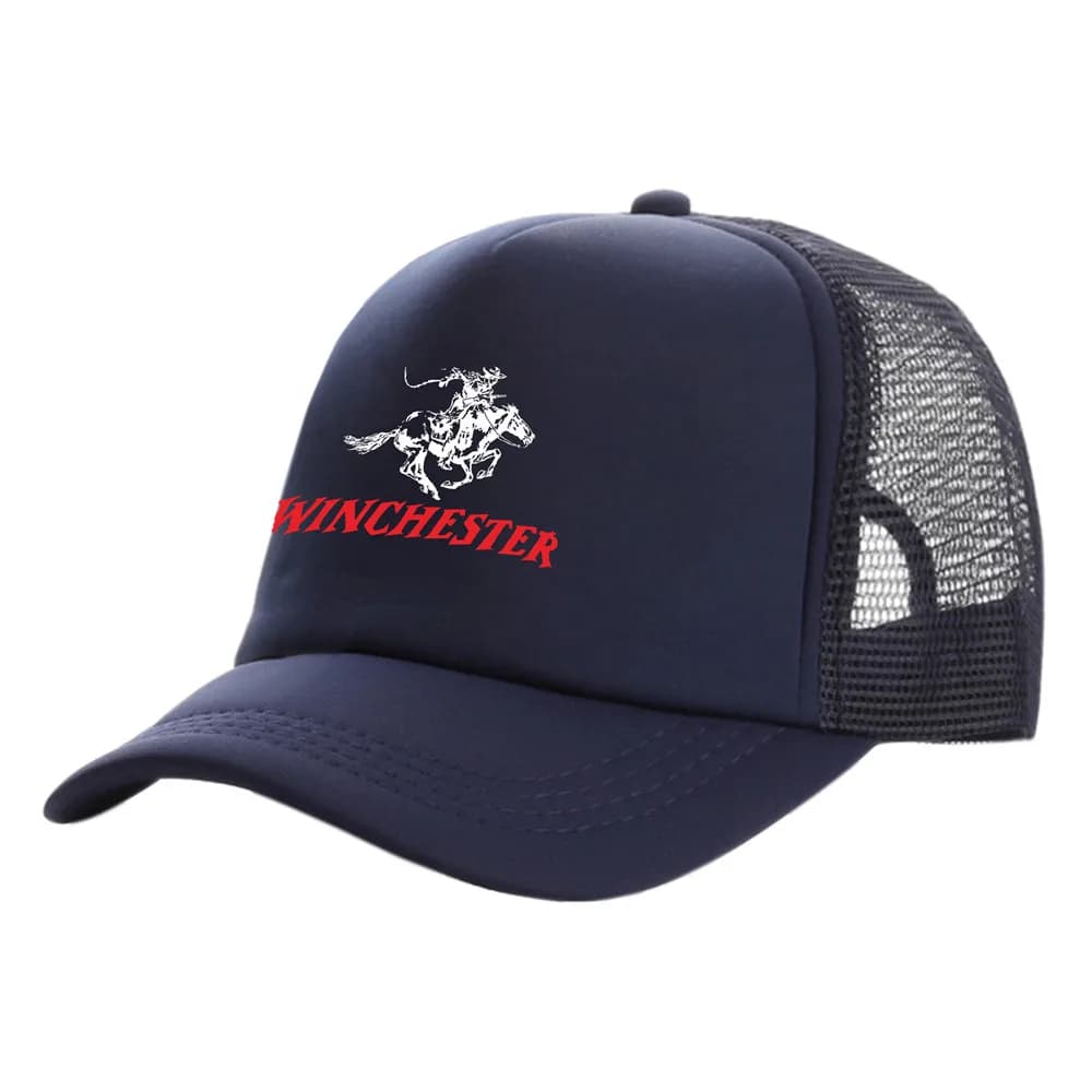 Casquette Winchester rifles trucker cap - Hommes unisexe mesh été - Chapeau baseball style pêcheur