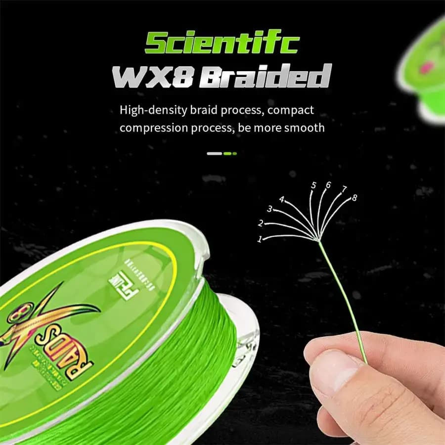SOLOKING 150M Super Thin Micro Fly 8 Strand PE Braided Line pour pêche à la truite et carpe