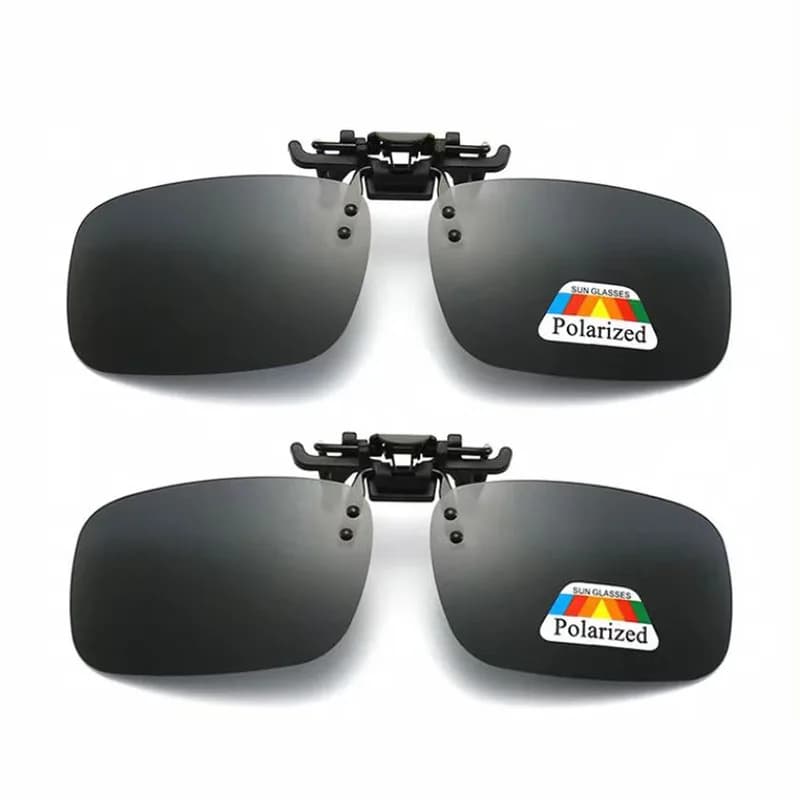 Clip polarisé pour lunettes de vue - 2 pièces pêche vision nocturne anti-éblouissement