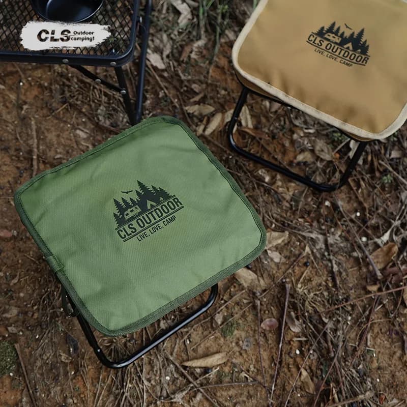 Chaise pliante de rangement CLS&NOBANA portable ultra légère alliage aluminium mini pour pêche et pique-nique