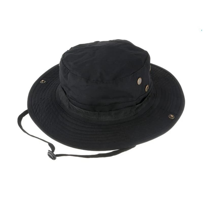Chapeau bucket camouflage à large bord pour pêche et chasse - Protection solaire maximale