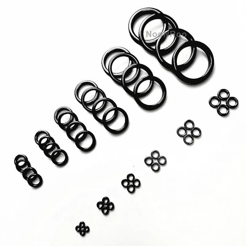 Anneaux connecteurs ronds 48 pièces alconite accessoires montage - Kit anneaux guides canne pêche NooNRoo